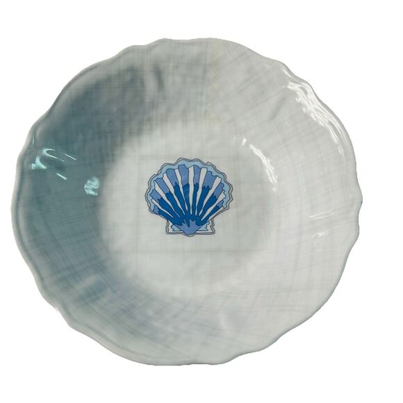 Sigrid Olsen Home Sea Shell Melamine Bowls Set of 4 Coastal Beach Vibe - Picture 1 of 8